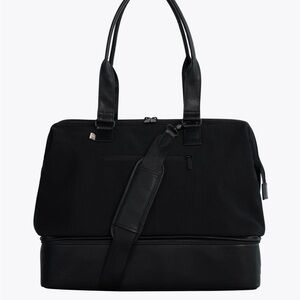 BEIS Black Weekender Tote Bag